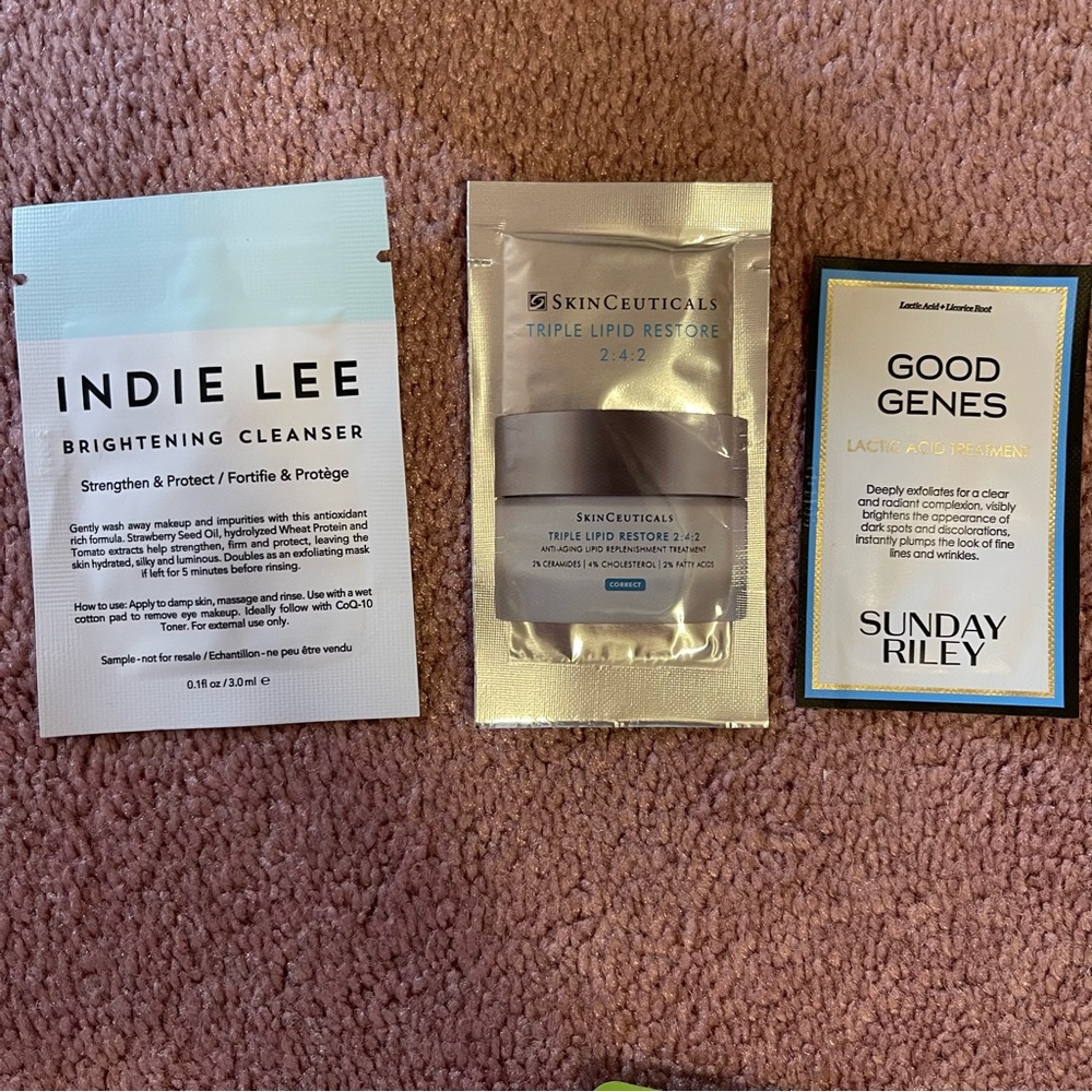 Free w/ purchase - Indie Lee, SkinCeuticals, Sunday Riley